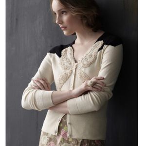 Like new **Anthropologie Moth Bow Sweater Cardigan